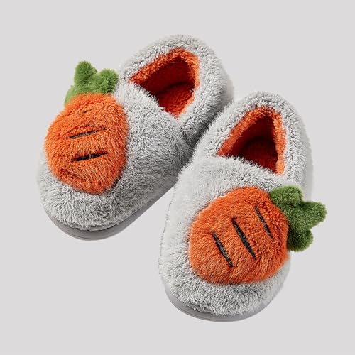 Bedroom Slippers for Kids Cotton Fuzzy Slippers Girls Boys Fruit Slippers Memory Foam House Slippers Toddler Shoes2