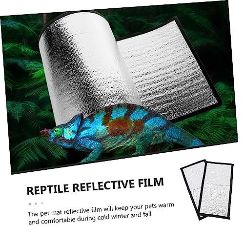 Alfombrilla calefactora para reptiles con película reflectante 2 unidades miniatura 3