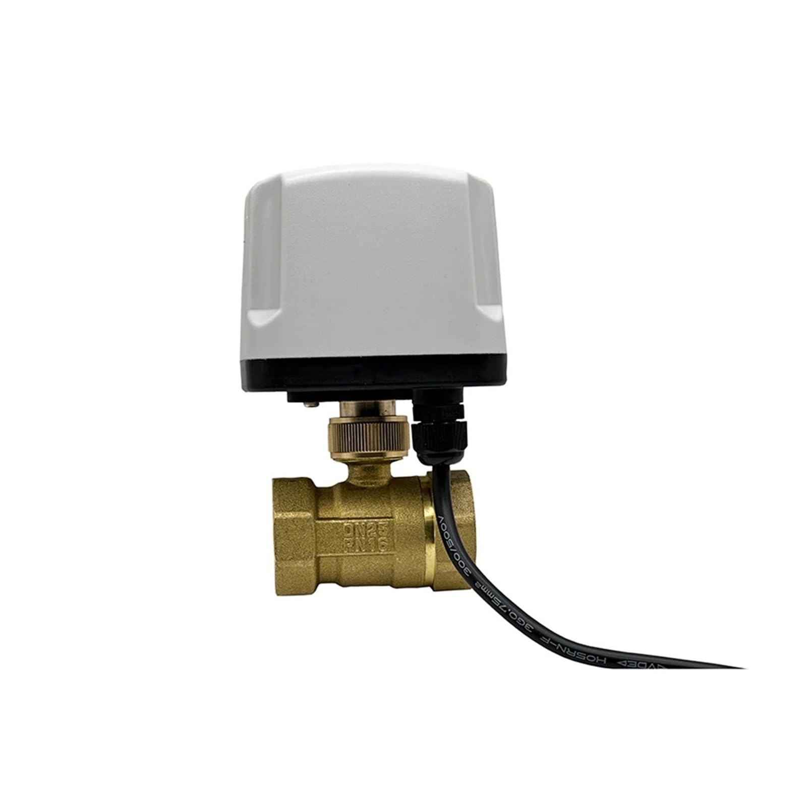 QRUYHBAJU 1" IP65 Two Way Waterproof Motorized Ball Valve Brass Electric Ball Valve(DC12-CR04)