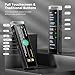 72GB Digital Voice Recorder with Playback, Innioasis R1 Full Touchscreen Voice Recorder with AI Intelligent Transcription and Bluetooth, Voice Activated Sound Audio Recorder Device with Mic (Black)
