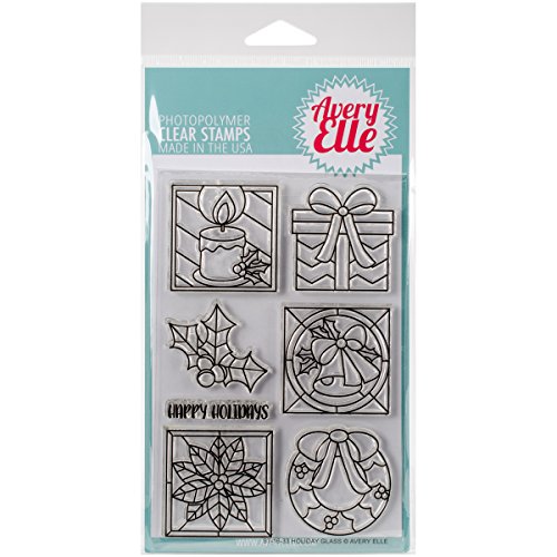 Avery Elle st-16 - Set di 33 timbri Trasparenti