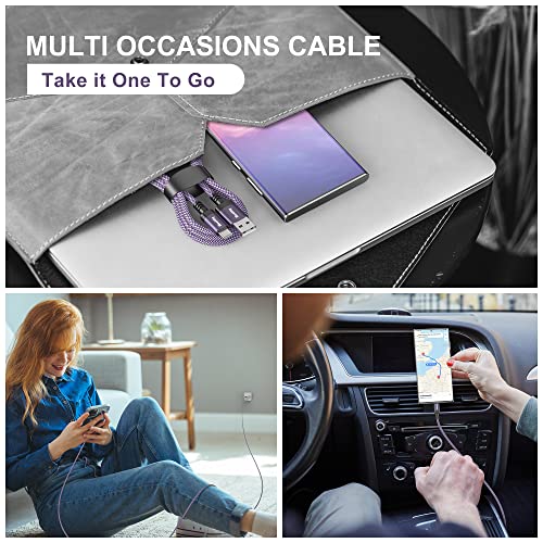 Image of USB-C Fast Charging Cable 1M 3-Pack | Nylon Braided Durable Type-C Charger for Samsung Galaxy S10 /S9 /S8, MacBook, Huawei P30 /P20, Google Pixel & More