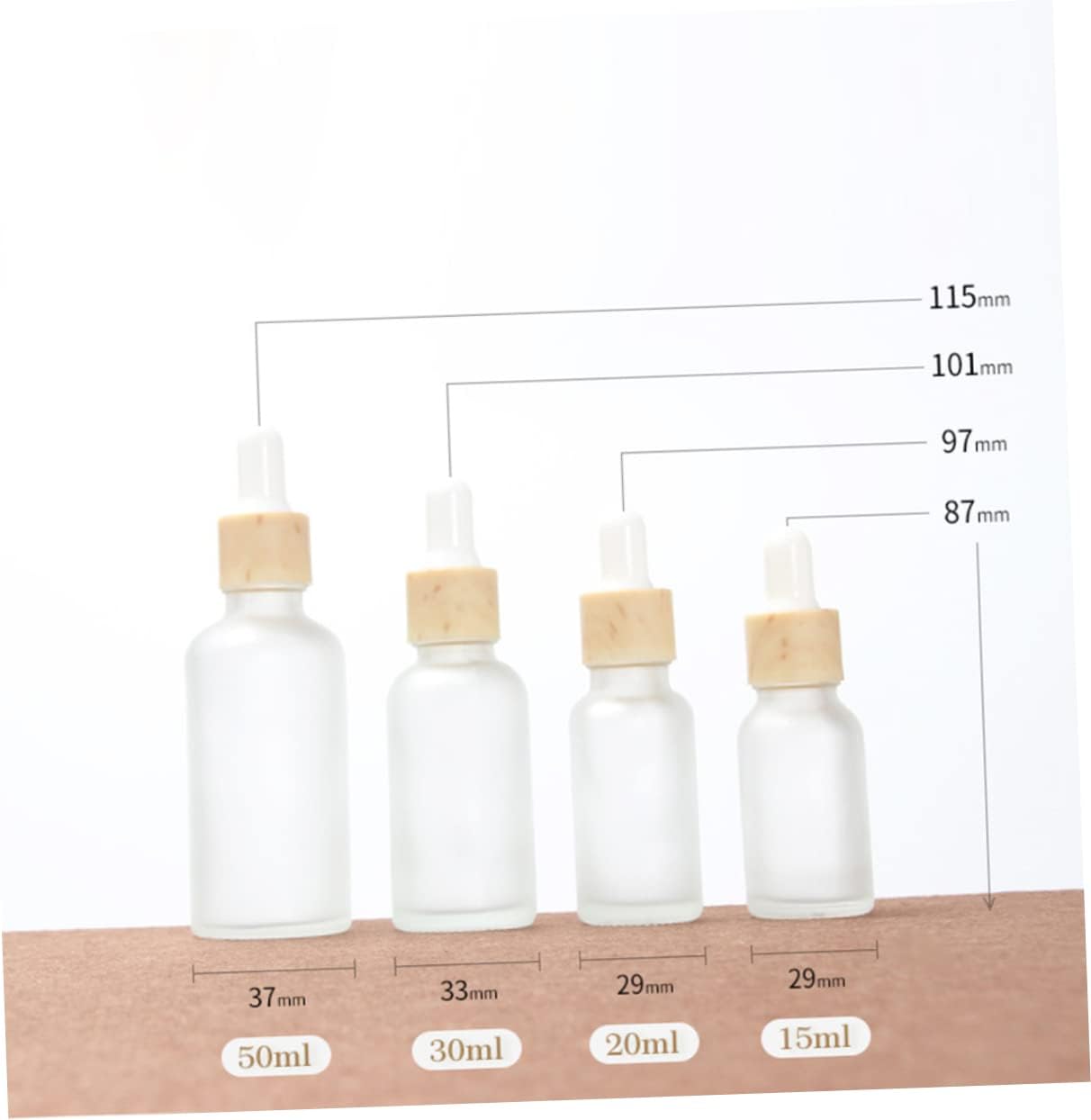 5pcs Eco-friendly Travel Bottles Refillable Dropper Bottles Small Travel Spray for Toiletries The Go