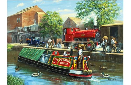 Kevin Walsh Nostalgia Canal Transport 1000pc Jigsaw Puzzle