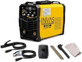 Máquina de solda inversora bivolt com ampla compatibilidade de tensão (adapta-se automaticamente a 110V/220V) e diversos acessórios inclusos | Corrente 20-160A, Ignição Instantânea, Proteção IP21S, Baixa Respingagem, Modelo IN-13415