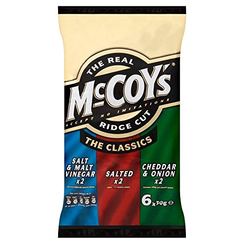 Mccoy'S Ridge Cut Crisps - Classic Variety (6X30G)