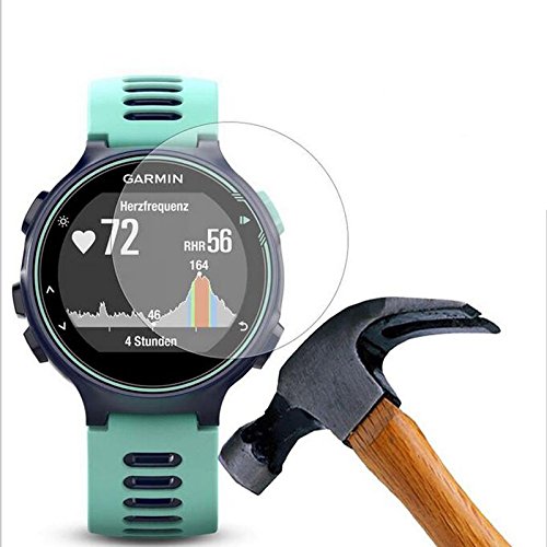 Viesup para película protetora de tela Garmin Forerunner 735XT – [2 unidades] de vidro temperado ant