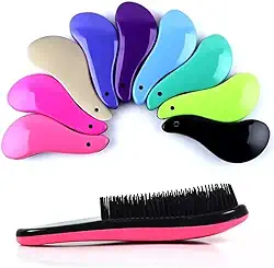 Escova Mágica Desembaraçadora Funcional De Pentear Cabelo Apliques, tb, Cores Variadas