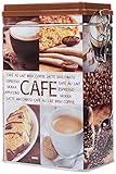 Kesper Aufbewahrungsdose, Metalldose, Küchendose, für Kaffee, eckig, aus Metall, Maße: 140 x 80 x 190 mm, sortiert