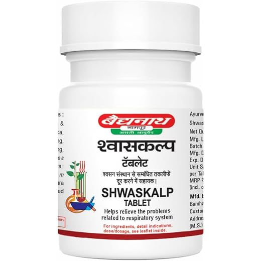 Baidyanath Shwaskalp Tablets - 50 Tabs