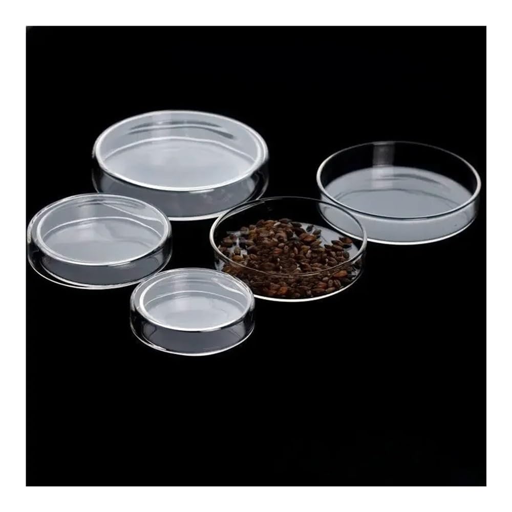 Attrezzature e forniture di laboratorio Piastre di Petri in vetro borosilicato alto da 60 mm/75 mm/90 mm/100 mm/120 mm/150 mm/180 mm/200 mm for forniture laboratorio