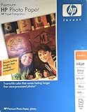 Premium Fotopapier, glänzend, 21,6 x 27,9 cm, Weiß, 50 Stück