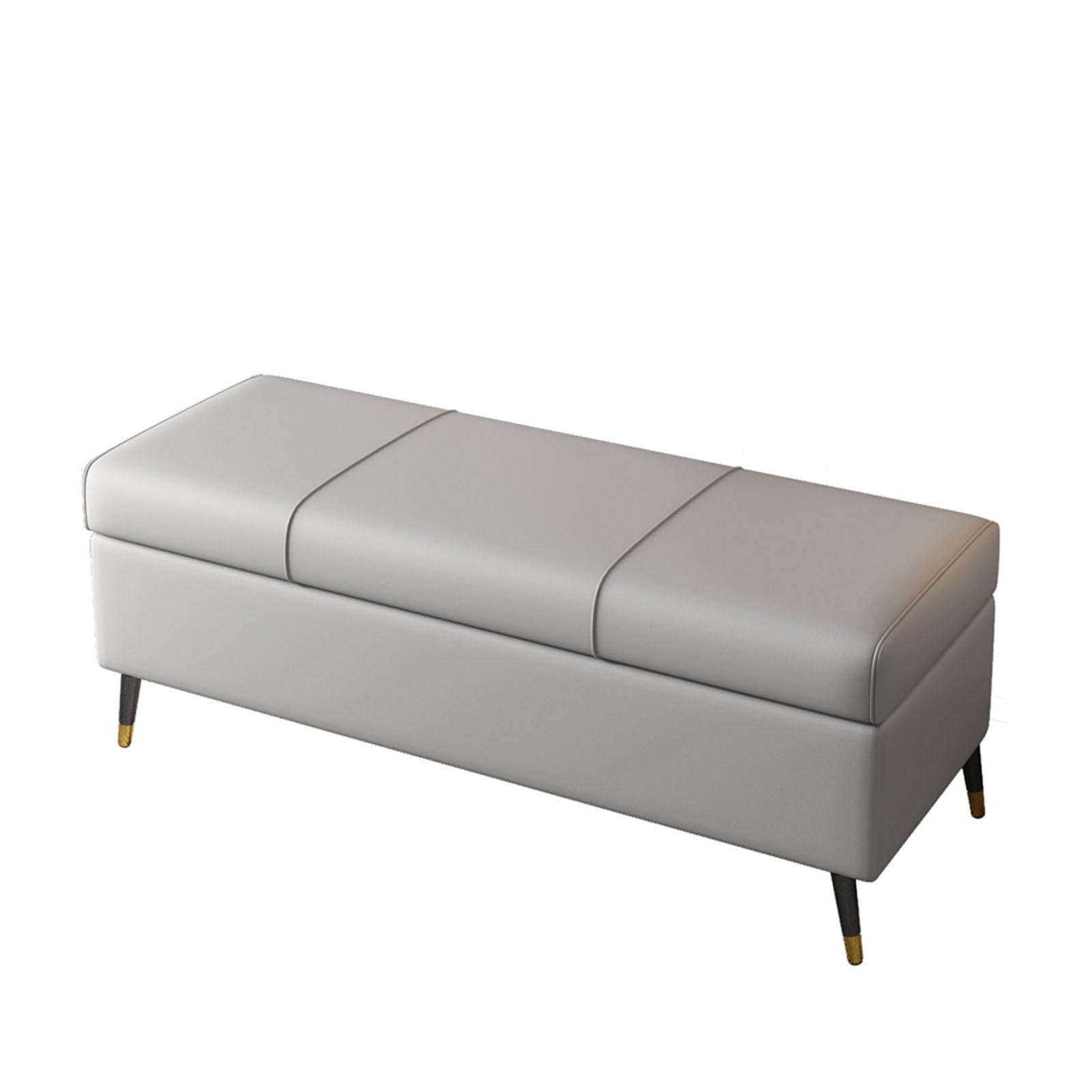 Banc à chaussures avec rangement rabattable et assise rembourrée pour gain de place