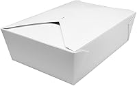 Vista 9 de Karat FP-FTG30K Caja plegable #1 de 30 onzas líquidas de 4.3 x 3.5 x 2.4 pulgadas, papel kraft (paquete de 450)
