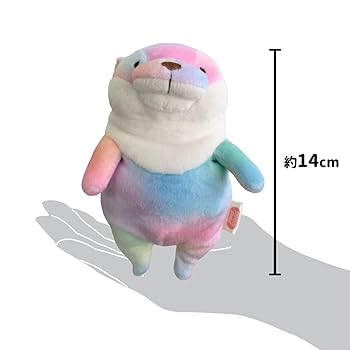 新品！激レア！もちかわうそ　L 桜 もちかわうそ ピーチ Lサイズ カワウソ ぬいぐるみ シナダ