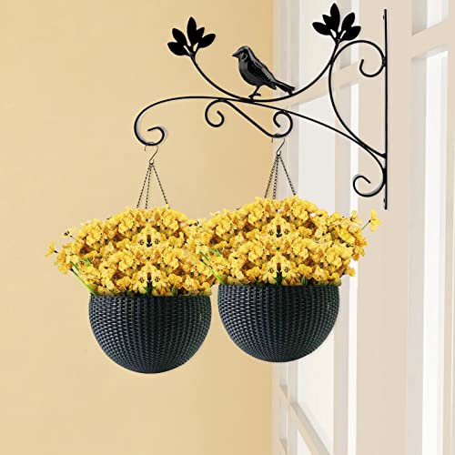 Stylifing 20 Pcs Artificial Outdoor Flowers Uv Resistant Fake Flowers No Fade Faux Plastic Greenery Shrubs Garden Porch Window Box Decor #TOP6