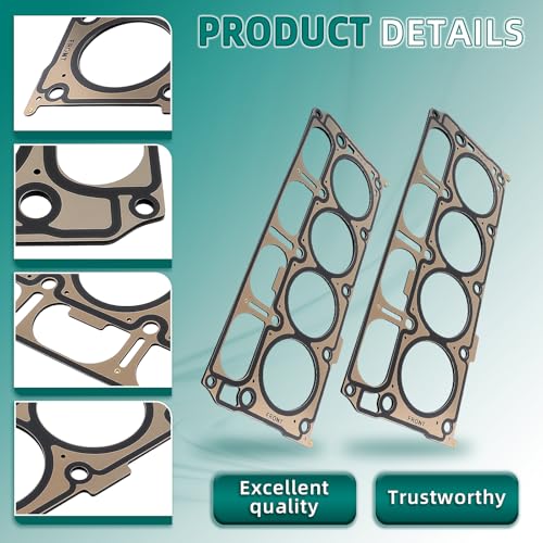 Image of AUTOKAY HS26744PT Head Gasket Set Head Bolts Fits for Chevrole Silverado 1500 2014-2019 Suburban 2015-2020 Tahoe 2015-2020 for GMC Sierra 1500 2014-2019 GMC Yukon 2015-2020 Re# ES73121 MA9761314407