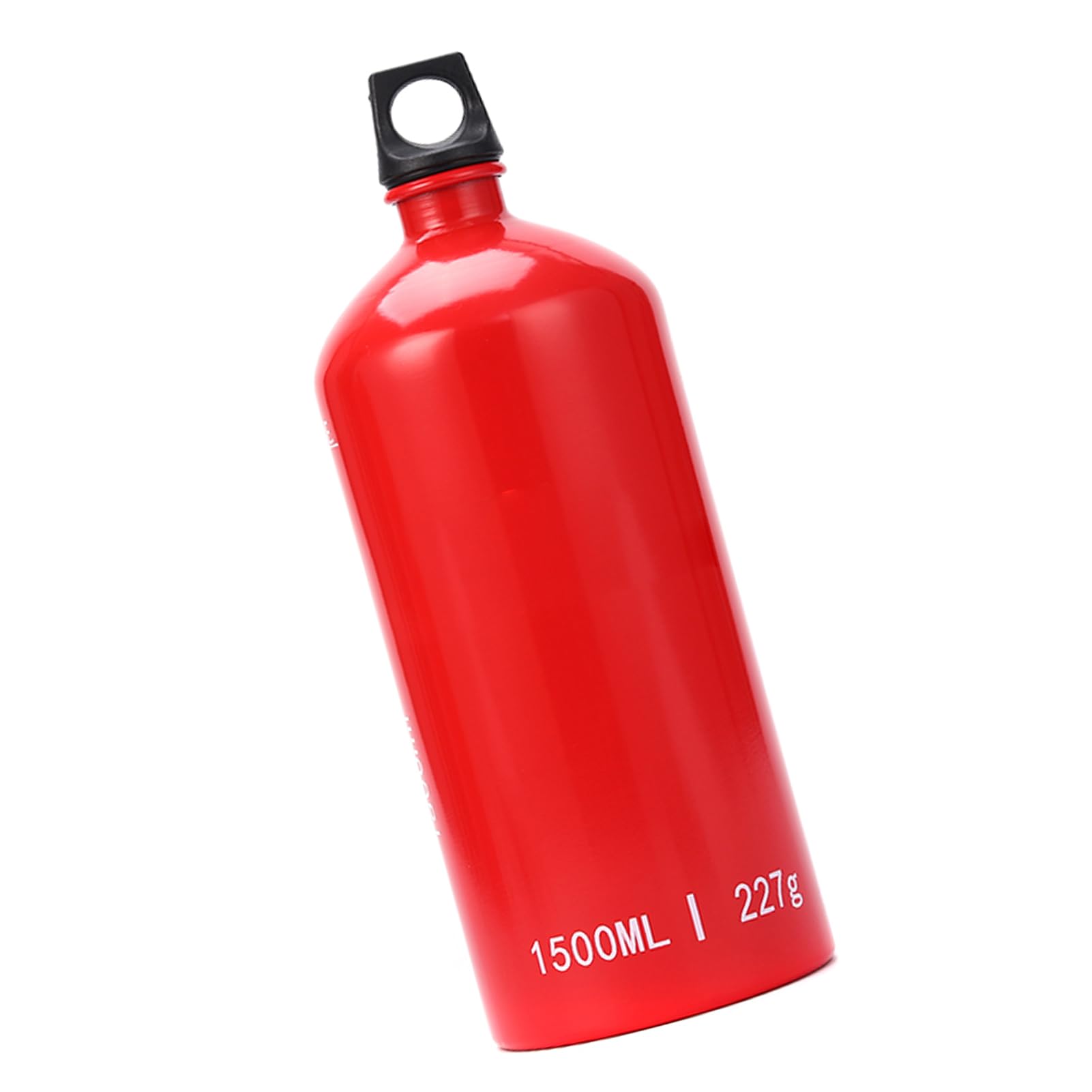 Ejoyous Botella de de Aluminio de 1,5 L, Botella de Gasolina, Bidón de Gasolina, Recipiente de con Tapa de Plástico y Asa de Transporte para Camping, Senderismo, Cocina Al Aire