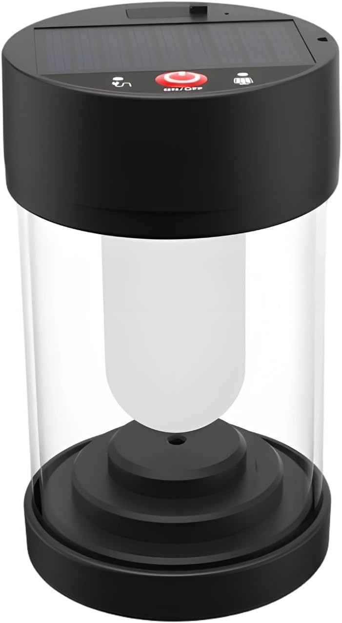 Rechargeable Solar Camping Lantern, 360° Tent Light, Portable Led Emergency Light, 4.5 X 2.7 In, For Outdoor And Home