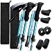 COVACURE Wanderstöcke Nordic Walking Stöcke - 110-130 cm Faltbar,...