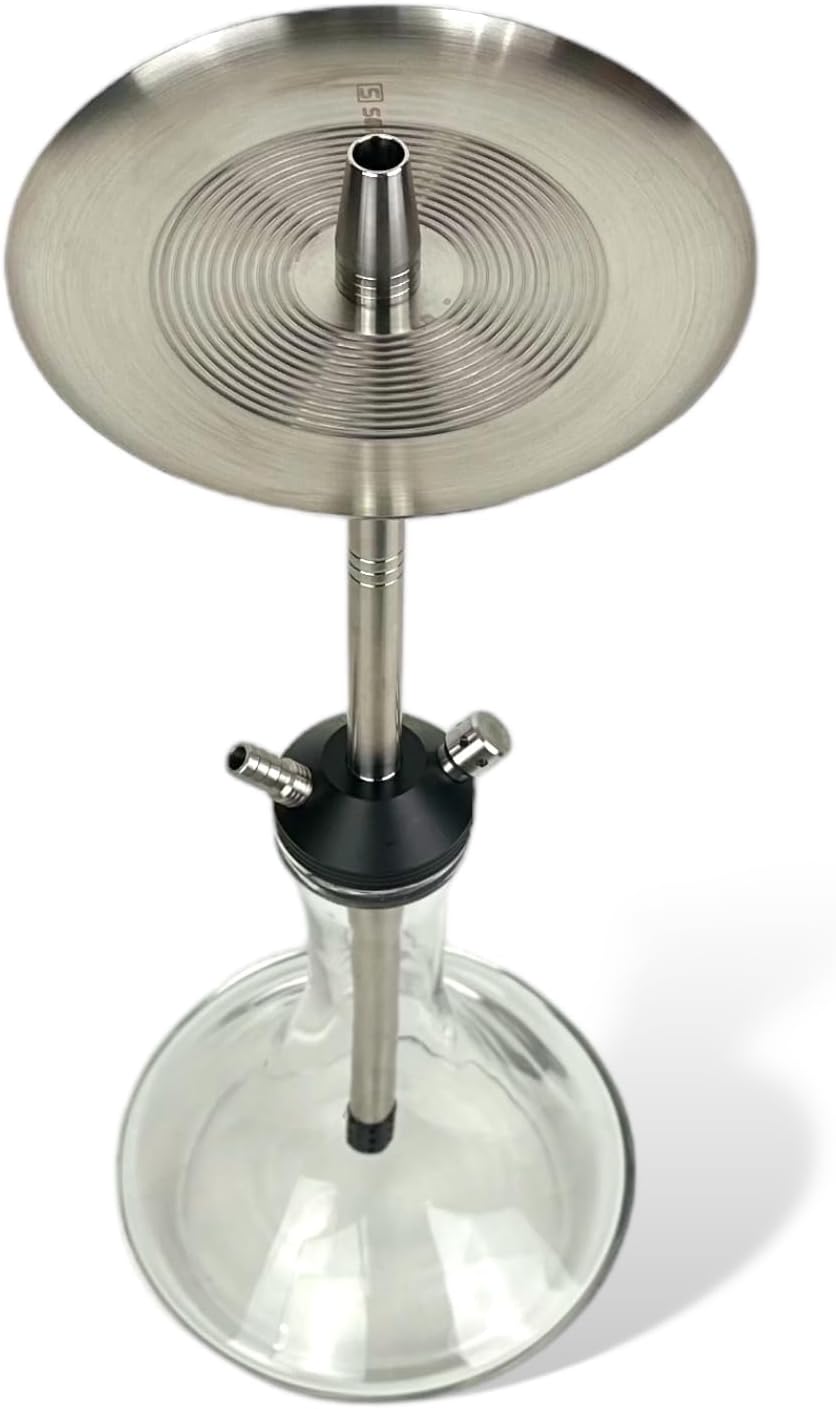 Modern/Russian Style 25" Stainless Steel Hookah (Soft Smoke) – Full Set