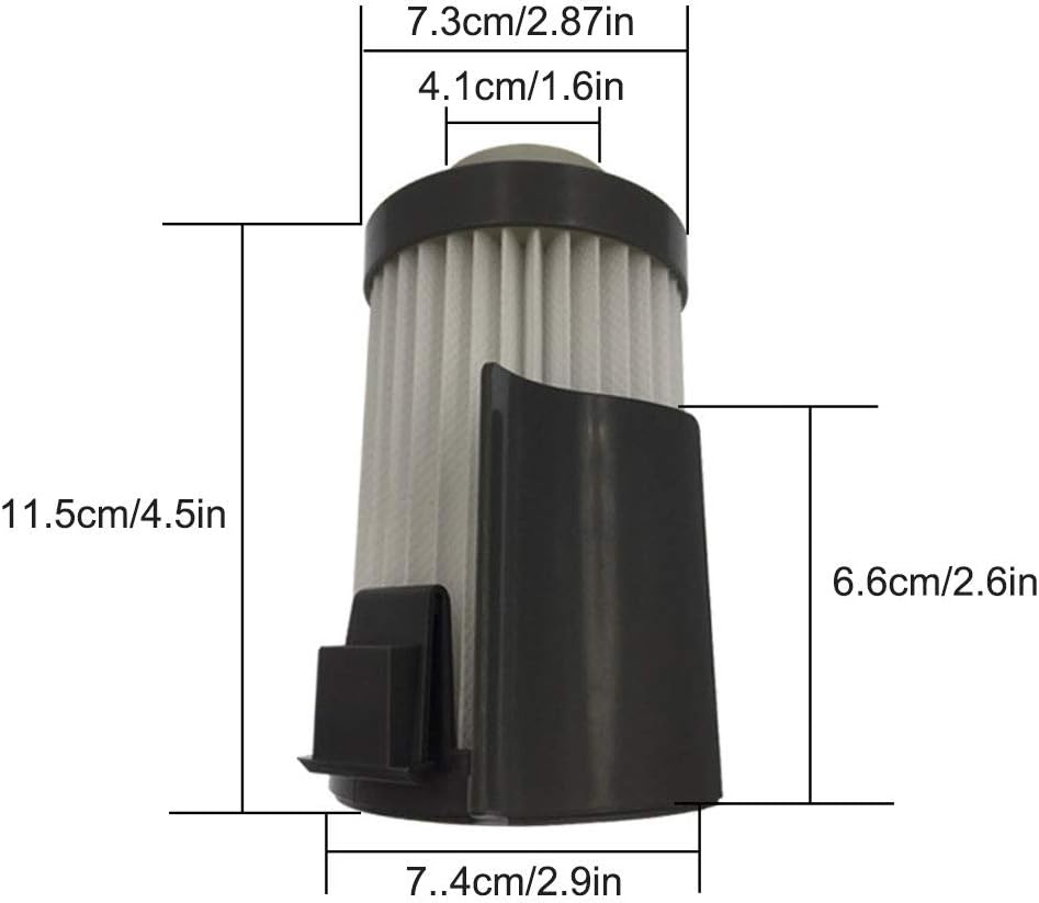 SaferCCTV 4Pack Replacement Vacuum Filter, Hepa Filters Compatible with Eureka DCF-10 / DCF-14 Upright Vacuum Cleaner