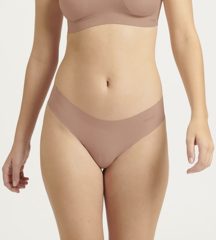 Sloggi Zero Modal 2.0 Lot de 8 cordons hip, Marron caméo, L