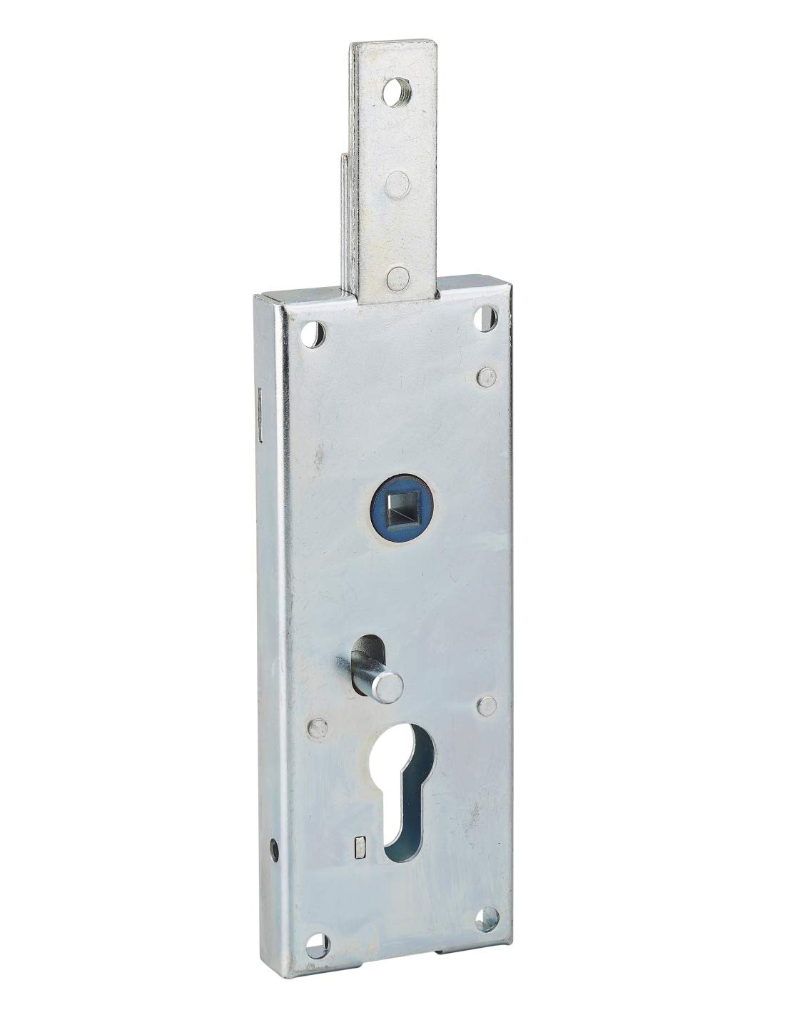 THIRARD - Boitier de Serrure en Applique à Double Entrée à Fouillot pour Garage Basculante - 1 Point Haut - 60 x 160 mm - Carré 7 mm - Acier Zingué - Sécurité Optimale - Installation Facile