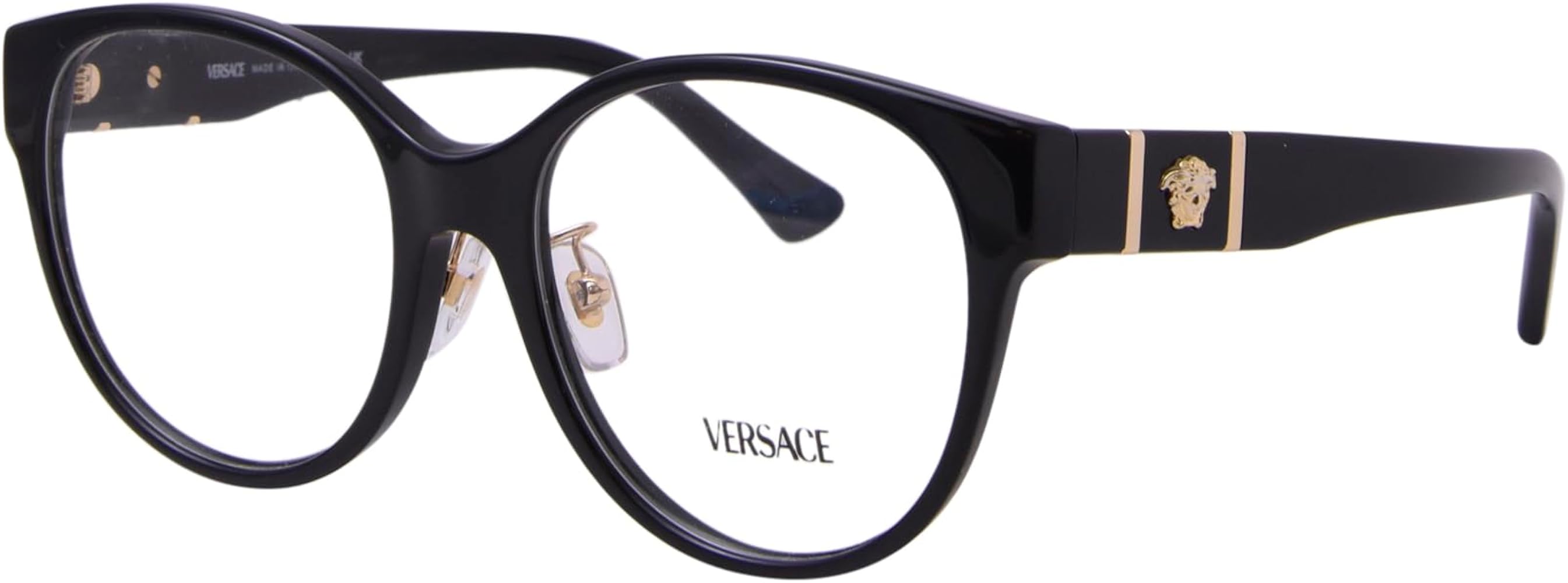 Versace Eyeglasses VE 3351 D GB1 Black at Amazon Women's Clothing