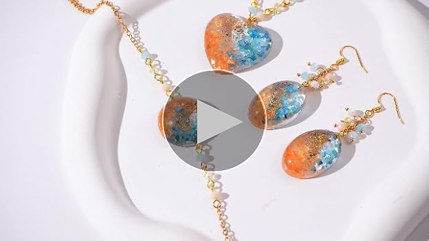 JDiction 1000g UV Resin, Ultra Clear Advanced Resins Solar Cure Hard UV Resin Kit For Jewelry Making, Casting And Coating & DIY Crafts