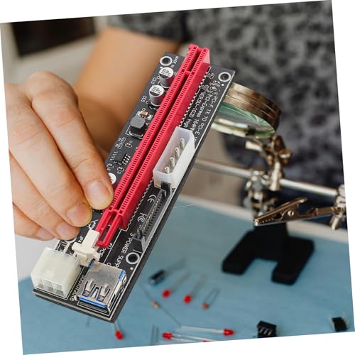 Tarjeta Adaptadora de Gpu Riser Veemoon con Cable de Extensión Pcie para Computadoras de Escritorio 6