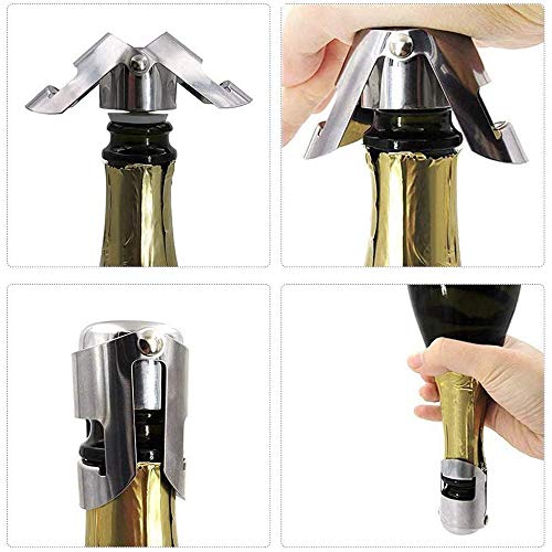 Champagne Fles Stopper VacuüM Fles Stoppers Champagne Wine Bottle Stopper Flessensluiting Fles Stoppers Roestvrij Staal… - Image 6
