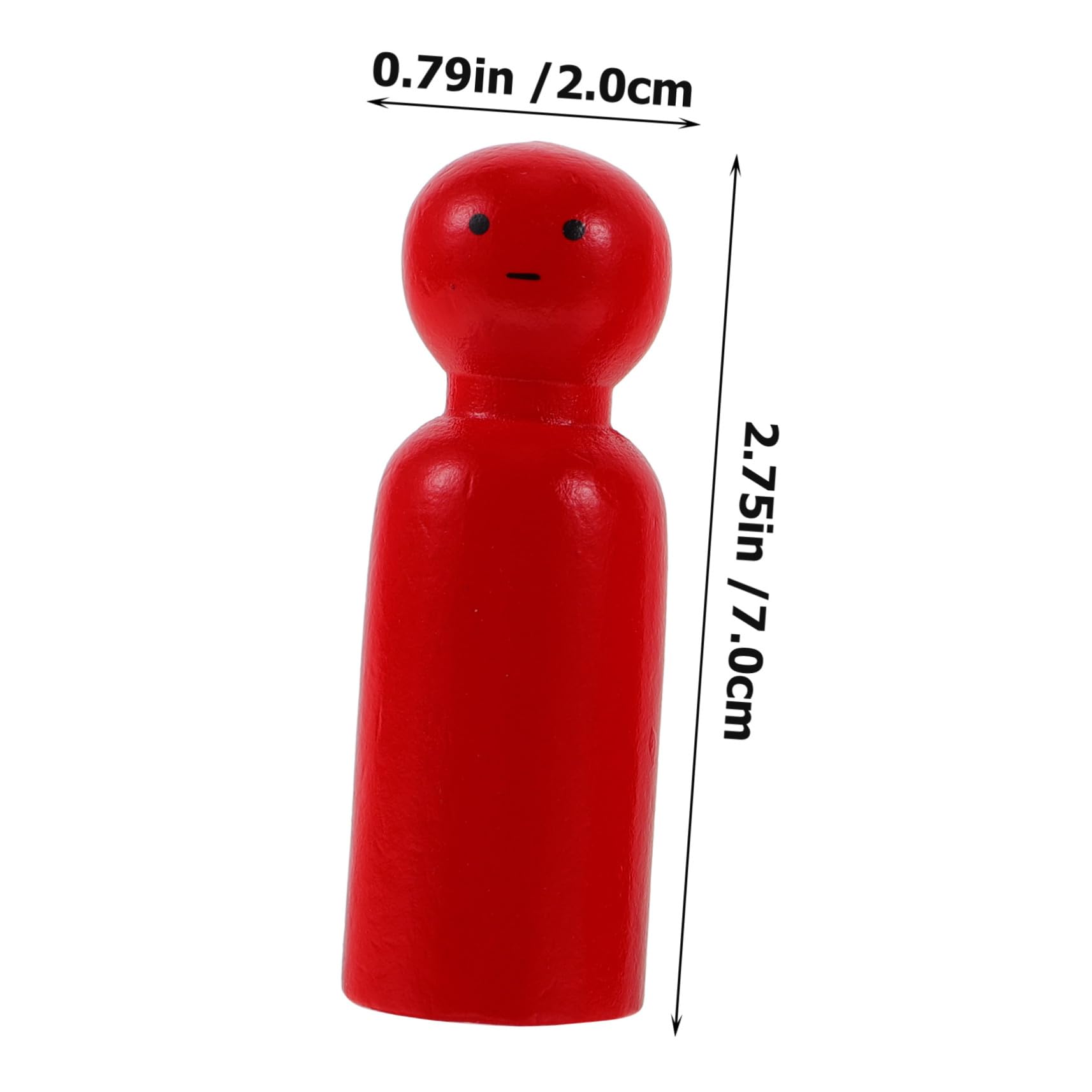 POPETPOP 28 Pezzi Bambole Peg in Legno Modelli DIY per Bambini | Figure Grezze da Dipingere, per Decorare la Stanza, Attività Creative Movimenti Fini