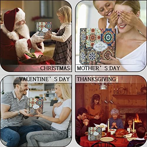 Scented Candles Gift Set for Womem: 4 Pack Package - Aromatherapy Candle Sets,Natural Soy Wax Candle Can Help Stress Relief&Body Relaxation,Very Suitable for Festival,Bath,Yoga.