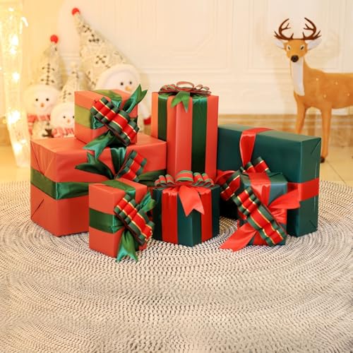 Mudfuio �N���X�}�X �v���[���g�{�b�N�X �N���X�}�X �f�R���[�V���� �{�b�N�X 7�_ �Z�b�g �����` �M�t�g �{�b�N�X ������� �؂₩ ���� �X�� �J�t�F �f�B�X�v���C �p�[�e�B�[ ���� �z���f�[ �V�[�Y�� �v���[���g �A�C�e�� �I�[�i�����g ����