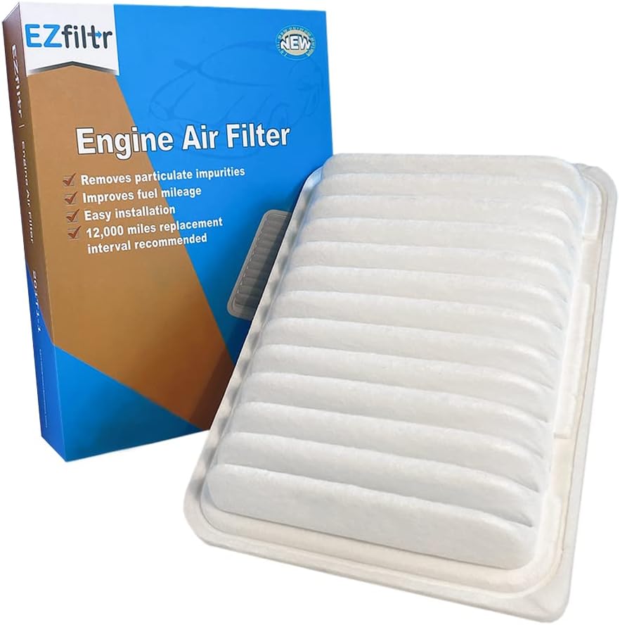 EZfiltr 201T1-1(CA10190)Engine Air Filter for Toyota Corolla 1.8L(2009 ...