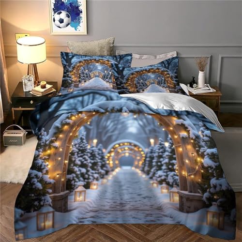 Parure de lit festive Arche d'hiver, le cadeau idéal pour garçons et filles