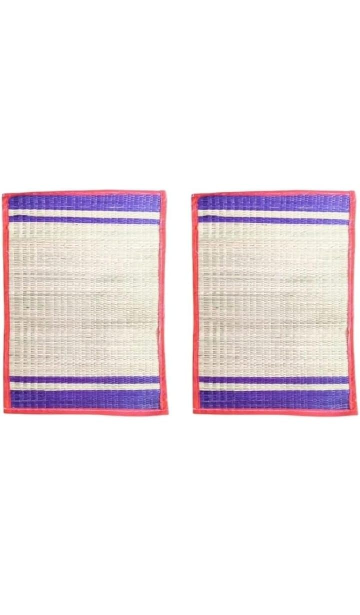 Utsav Store Handmade Kushasan|Pack of 2|Handmade kusha Grass mat | Kusha Grass Pooja Aasan | Sitting Floor Mats | Kushaasan | Ecofriendly mat.-image-6