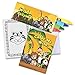 ArtCreativity 12 Pack Zoo Animal Mini Coloring Books for Kids with 12 Crayon Packs – Jungle Safari Party Favors, Wild One Birthday goodie bags stuffers, Classroom Prizes, Activity Set for Toddlers