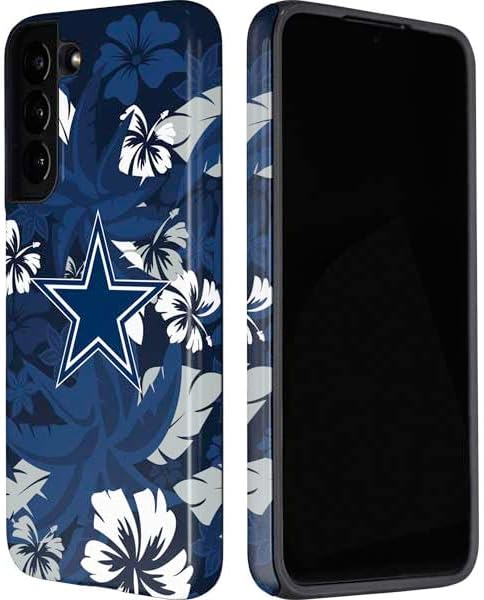 Skinit Pro Phone Case Compatible with Galaxy S22 - Officially Licensed NFL Dallas Cowboys Tropical Print Design