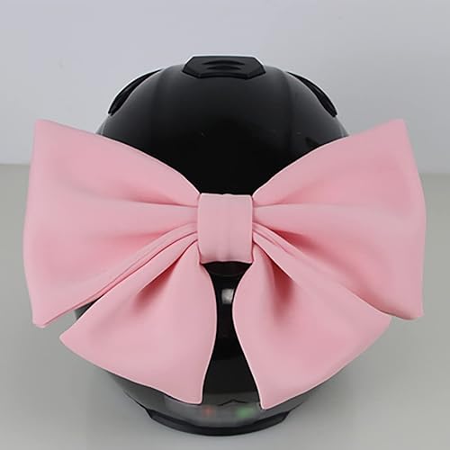 Miniatura 4 de Grandes Adornos de Casco con Lazo Decoraciones Lindas de Casco con Lazo Adhesivo Adecuado Accesorios para Casco para Esquí Bicicleta Casco de