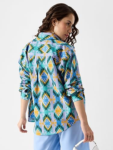 Image of The Souled Store TSS : Purple Heather Women and Girls Regular Fit Full Sleeves Cotton Shirt (225321)