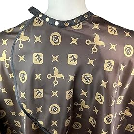 Alternative view of Barber Capes for Men Professional Haircut Capes with Snaps Salon Capes for Stylist -63"*56"(Brown)