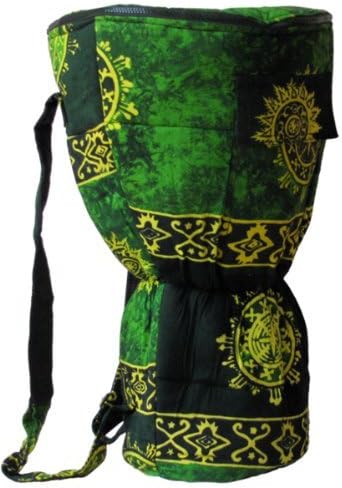 Green Celestial Djembe Bag, L: 20" x 12"