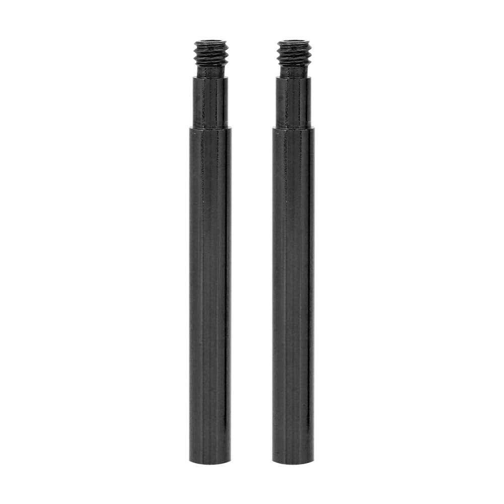 Presta Valve Extender per bicicletta, estensione delle valvole pneumatici 2Pcs da 60 mm(nero)