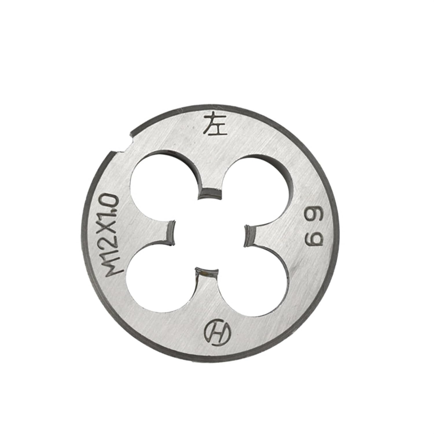 1pc M6 M10 M12 M14 Metric Alloy Steel Round Threading Dies Thread Die Left Hand Screw Die Tapping Tools(M12x1.0 Left)
