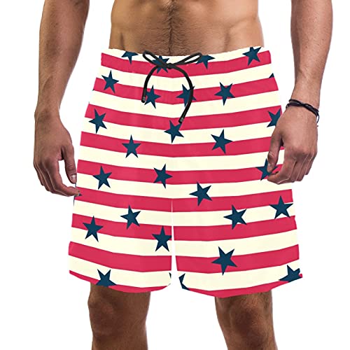 Short de bain pour homme idéal pour la plage et piscine motif étoiles