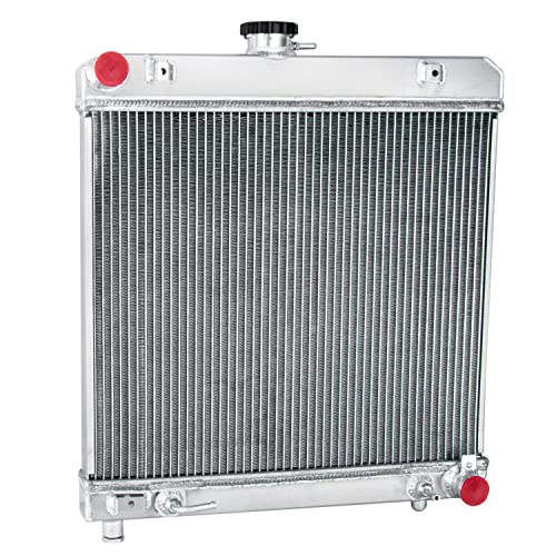 KUUHLERSAT Radiator For Mercedes Benz S-Class W126 280S 1978-1985; W123 1976-1985, 2 Row Aluminum Radiators