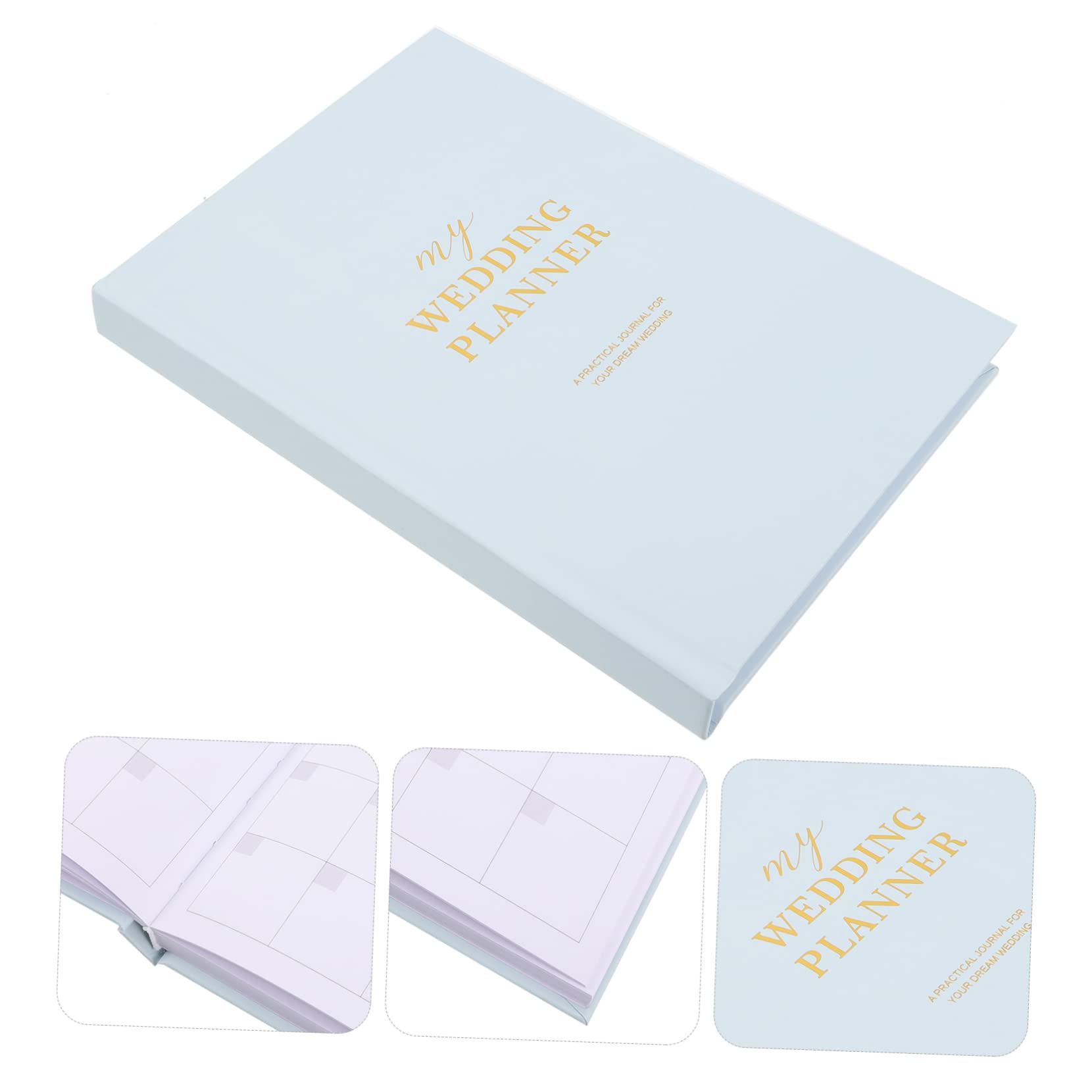 2stücke Hochzeitsplaner Notizbuch Für Verlobung Und Hochzeitsvorbereitungen Dekoratives Erinnerungsheft Mit Platz Für Botschaften Und Wünsche Langlebig Und Vielseitig