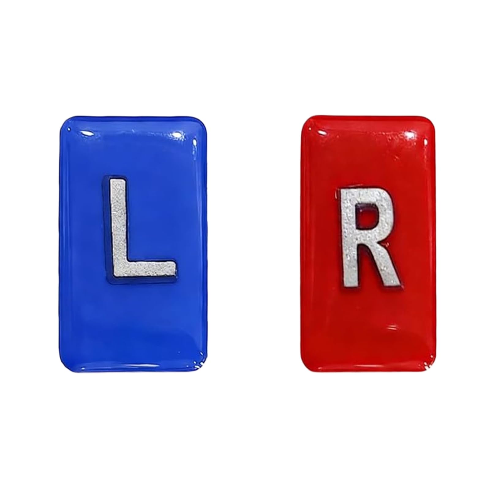 Veltros Durability X Ray Left and Right Markers for Medically Staff Resin Small Rectangular Markers Set with Adhesive Tape Radiograph Identification